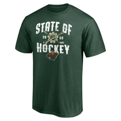 Minnesota Wild Hometown Collection Push Ahead T-Shirt - Green | US 5059388