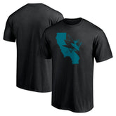 San Jose Sharks Hometown Collection Push Ahead T-Shirt - Black | US 5059431