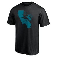 San Jose Sharks Hometown Collection Push Ahead T-Shirt - Black | US 5059431