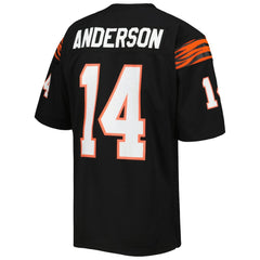 Ken Anderson Cincinnati Bengals 1981 Authentic Throwback Retired Player Jersey - Black Jerseys