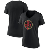 Ottawa Senators Women's Active Edge V-Neck T-Shirt - Black | US 5060105