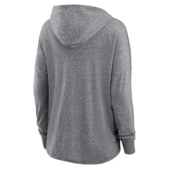 Las Vegas Raiders Women's Cozy Primary Pullover Hoodie - Heather Gray Hoodies