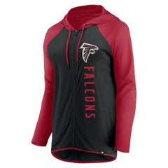 Atlanta Falcons Women's Forever Fan Full-Zip Hoodie - Black/Red Hoodies
