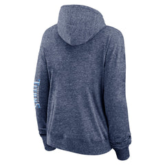 Tennessee Titans Women's Opening Coin Flip Lightweight Full-Zip Hoodie - Heather Navy Hoodies
