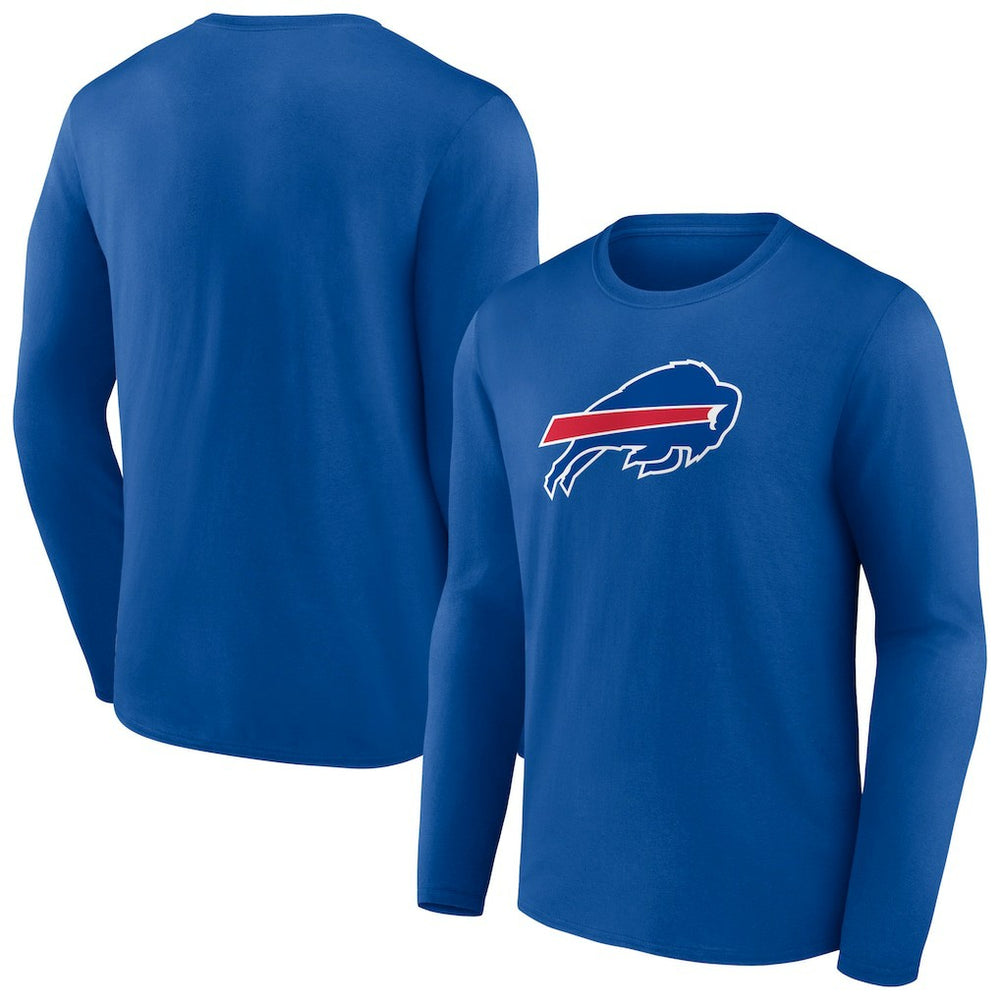 Buffalo Bills Primary Team Logo Long Sleeve T-Shirt - Royal T-shirts