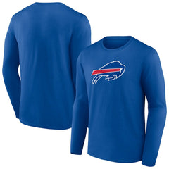 Buffalo Bills Primary Team Logo Long Sleeve T-Shirt - Royal T-shirts