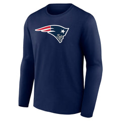 New England Patriots Primary Team Logo Long Sleeve T-Shirt - Navy T-shirts