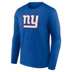 New York Giants Primary Team Logo Long Sleeve T-Shirt - Royal T-shirts