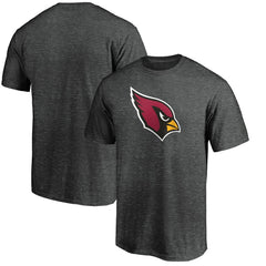 Arizona Cardinals Primary Logo T-Shirt - Heather Charcoal T-shirts