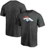 Denver Broncos Primary Logo T-Shirt - Heather Charcoal T-shirts