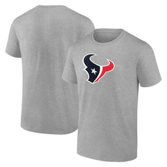 Houston Texans Primary Logo T-Shirt - Heather Gray T-shirts
