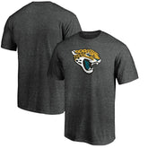 Jacksonville Jaguars Primary Logo T-Shirt - Heather Charcoal T-shirts
