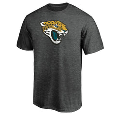 Jacksonville Jaguars Primary Logo T-Shirt - Heather Charcoal T-shirts