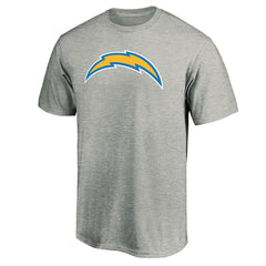 Los Angeles Chargers Primary Logo T-Shirt - Heather Gray T-shirts