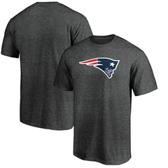 New England Patriots Primary Logo T-Shirt - Heather Charcoal T-shirts