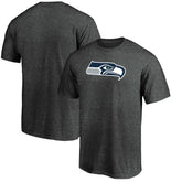 Seattle Seahawks Primary Logo T-Shirt - Heather Charcoal T-shirts