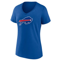 Buffalo Bills Women's Primary Team Logo V-Neck T-Shirt - Royal T-shirts
