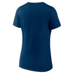 Chicago Bears Women's Primary Team Logo V-Neck T-Shirt - Navy T-shirts