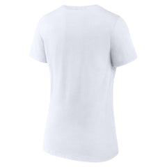 Seattle Seahawks Women's Primary Team Logo V-Neck T-Shirt - White T-shirts