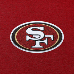 San Francisco 49ers Antigua Victory Chenille Pullover Hoodie - Scarlet Hoodies