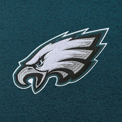 Philadelphia Eagles Antigua Victory Chenille Pullover Hoodie - Midnight Green Hoodies