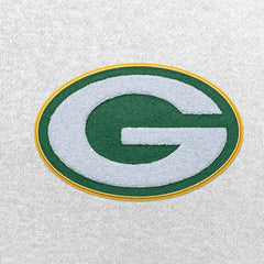 Green Bay Packers Antigua Victory Chenille Pullover Hoodie - White Hoodies