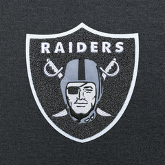 Las Vegas Raiders Antigua Victory Chenille Pullover Hoodie - Charcoal Hoodies