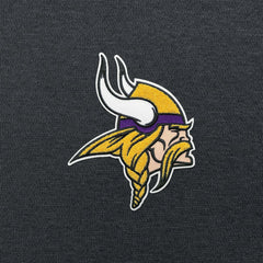 Minnesota Vikings Antigua Victory Chenille Pullover Hoodie - Charcoal Hoodies
