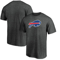 Buffalo Bills Primary Logo T-Shirt - Heather Charcoal T-shirts