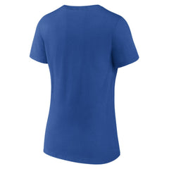 Philadelphia Phillies Women's Heart and Soul V-Neck T-Shirt - Royal T-shirts