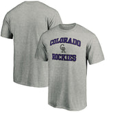 Colorado Rockies Heart & Soul T-Shirt - Heather Gray T-shirts
