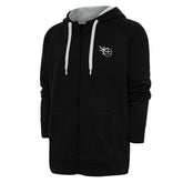 Tennessee Titans Antigua Metallic Logo Victory Full-Zip Hoodie - Black Hoodies