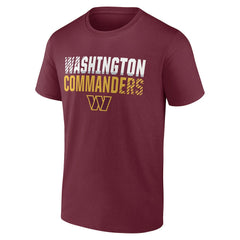 Washington Commanders Team Fade Out T-Shirt - Burgundy T-shirts