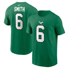 DeVonta Smith Philadelphia Eagles Alternate Player Name & Number T-Shirt - Kelly Green T-shirts