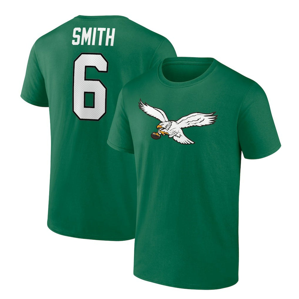 DeVonta Smith Philadelphia Eagles Alternate Icon Player Name & Number T-Shirt - Kelly Green T-shirts