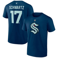 Jaden Schwartz Seattle Kraken Fanatics Special Edition 2.0 Name & Number T-Shirt - Deep Sea Blue | US 5079567