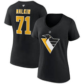 Evgeni Malkin Pittsburgh Penguins Fanatics Women's Special Edition 2.0 Name & Number V-Neck T-Shirt - Black | US 5079664