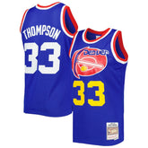 David Thompson Denver Nuggets Hardwood Classics 1975/76 Swingman Jersey Royal - Mitchell & Ness