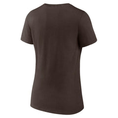 San Diego Padres Women's Live For It Team V-Neck T-Shirt - Brown T-shirts