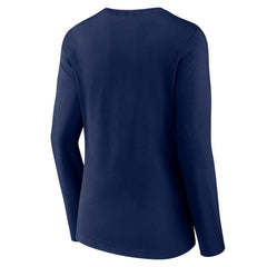 Houston Astros Women's Live For It Long Sleeve Long Sleeve V-Neck T-Shirt - Navy T-shirts