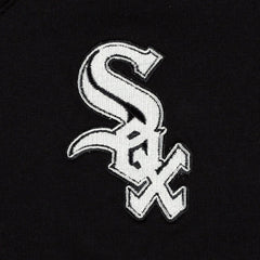 Chicago White Sox DKNY Sport Women's Lily V-Neck Pullover Sweatshirt - Black Pullover