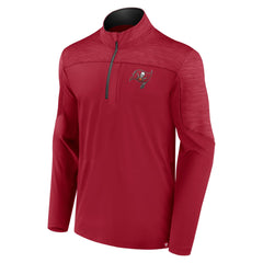 Tampa Bay Buccaneers Defender Half-Zip Top - Red Tops