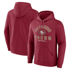 San Francisco 49ers Between the Pylons Pullover Hoodie - Scarlet Hoodies