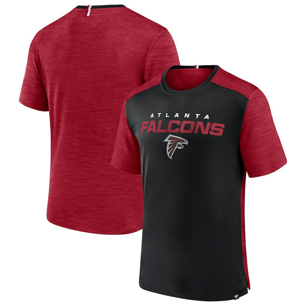 Atlanta Falcons Defender Evo T-Shirt - Black/Red T-shirts