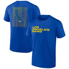 Los Angeles Rams Home Field Advantage T-Shirt - Royal T-shirts