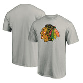 Chicago Blackhawks Logo T-Shirt - Heather Gray | US 5086688
