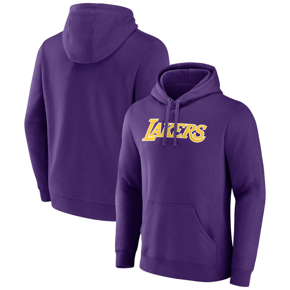Los Angeles Lakers Wordmark Alternate Pullover Hoodie Purple outlet