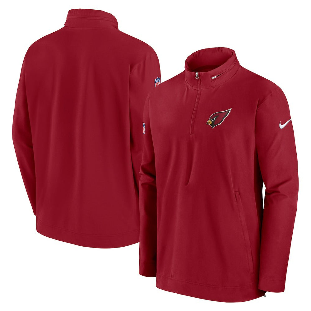 Arizona Cardinals Sideline Coach Half-Zip Jacket - Cardinal Jackets