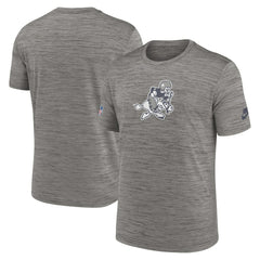 Dallas Cowboys 2023 Sideline Alternate Logo Performance T-Shirt - Heather Charcoal T-shirts