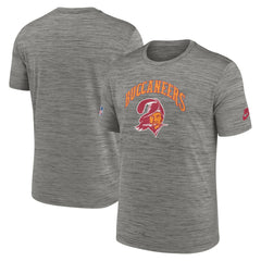 Tampa Bay Buccaneers Throwback Sideline Performance T-Shirt - Heather Charcoal T-shirts